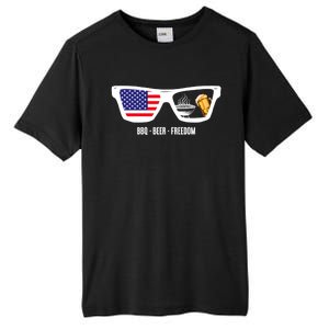 Bbq Beer Freedom Gift Tall Fusion ChromaSoft Performance T-Shirt