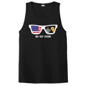 Bbq Beer Freedom Gift PosiCharge Competitor Tank