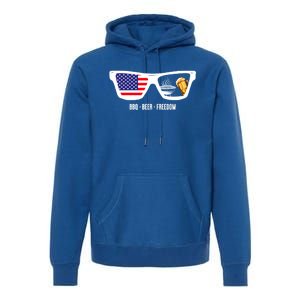 Bbq Beer Freedom Gift Premium Hoodie