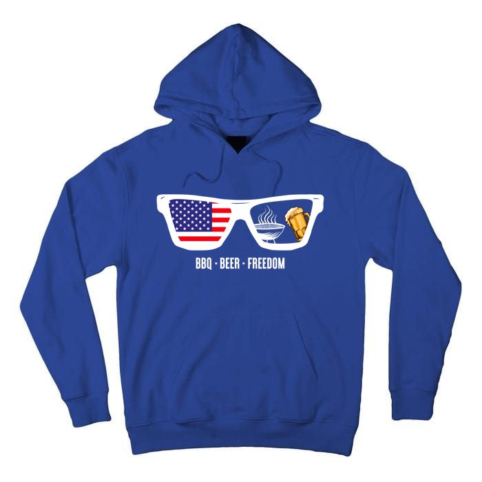 Bbq Beer Freedom Gift Tall Hoodie