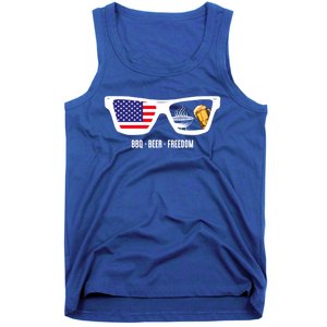 Bbq Beer Freedom Gift Tank Top