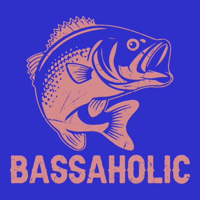 Bassaholic Bass Fishing Gift Zip Tote Bag