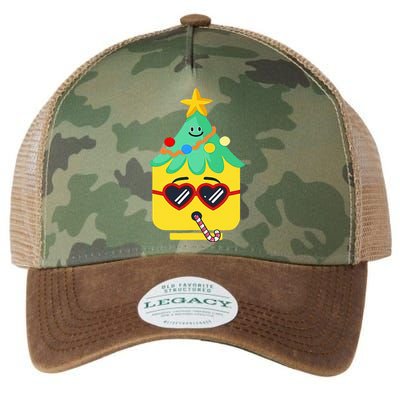 Block Building Figure Tree Christmas Master Builder  Legacy Tie Dye Trucker Hat