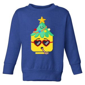 Block Building Figure Tree Christmas Master Builder  Toddler Sweatshirt