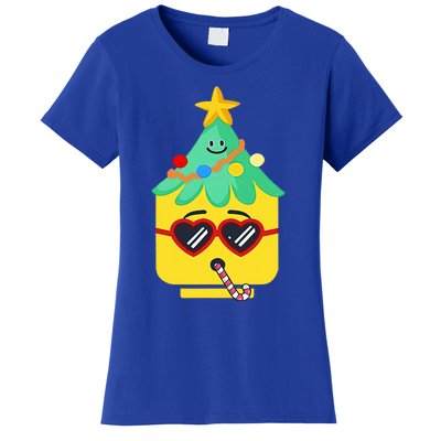 Block Building Figure Tree Christmas Master Builder  Women's T-Shirt