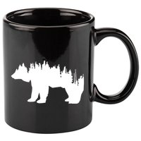 Brown Bear Forest Nature 11oz C Handle Ceramic Mug