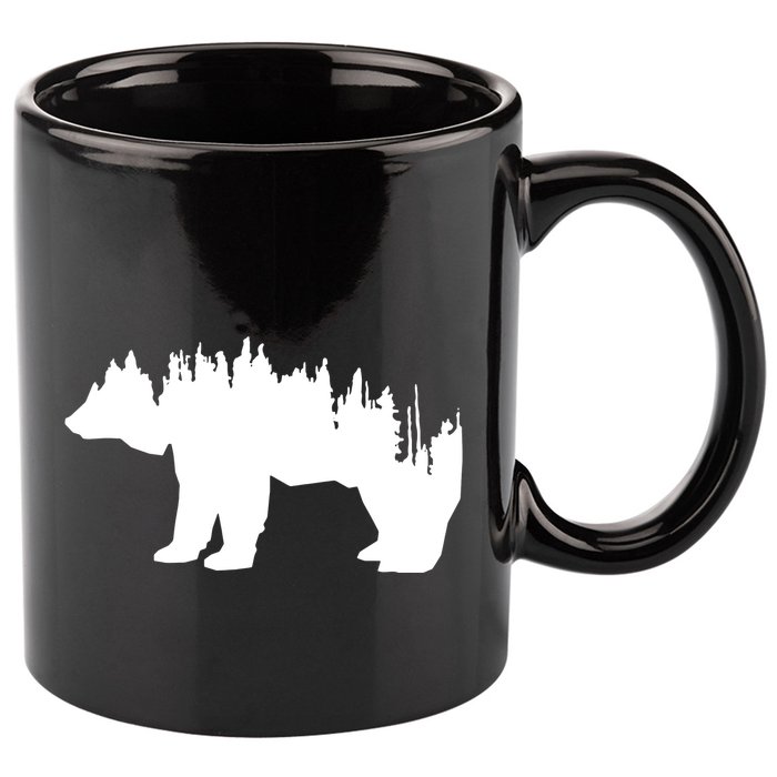 Brown Bear Forest Nature 11oz C Handle Ceramic Mug