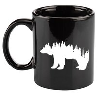 Brown Bear Forest Nature 11oz C Handle Ceramic Mug
