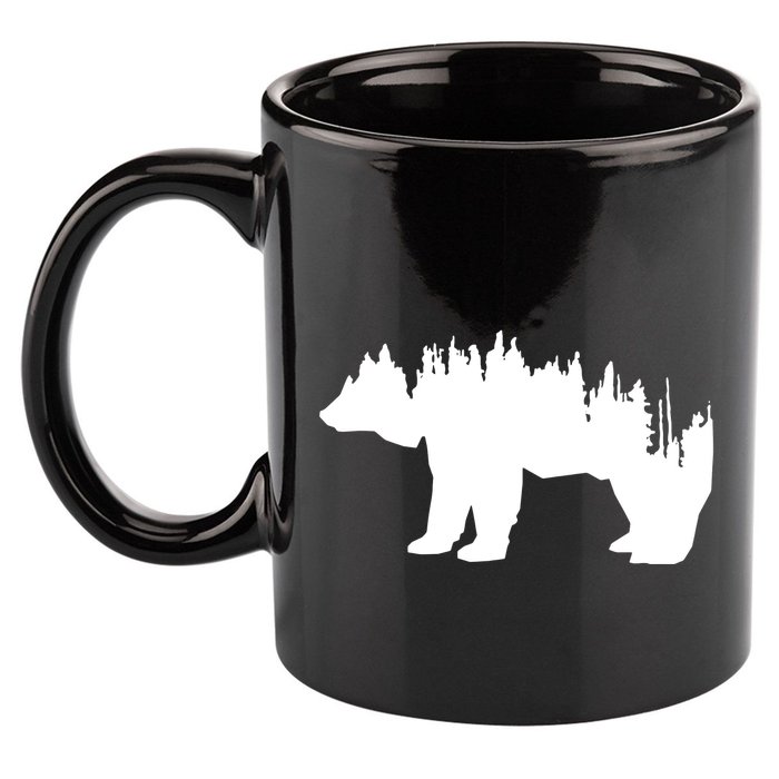 Brown Bear Forest Nature 11oz C Handle Ceramic Mug