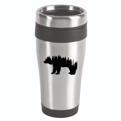 Brown Bear Forest Nature 16oz Travel Tumbler