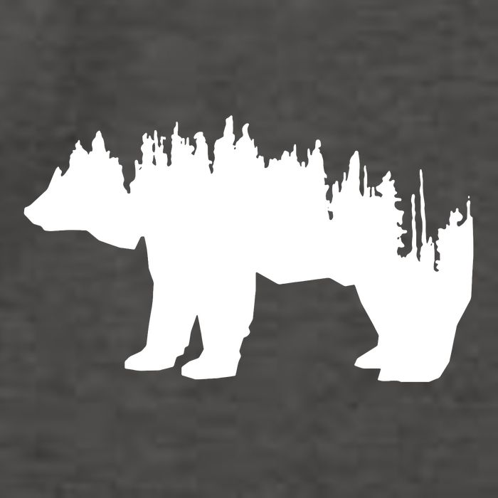 Brown Bear Forest Nature Vector Backpack