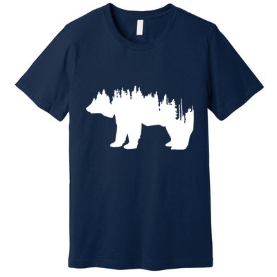 Brown Bear Forest Nature Premium T-Shirt