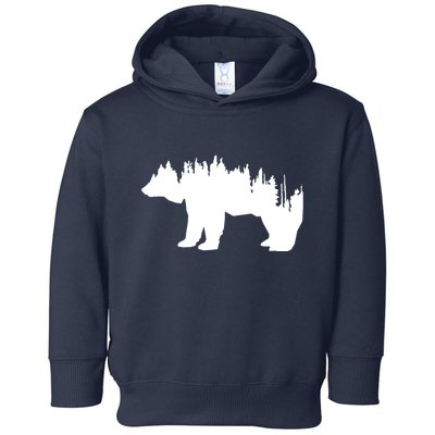Brown Bear Forest Nature Toddler Hoodie