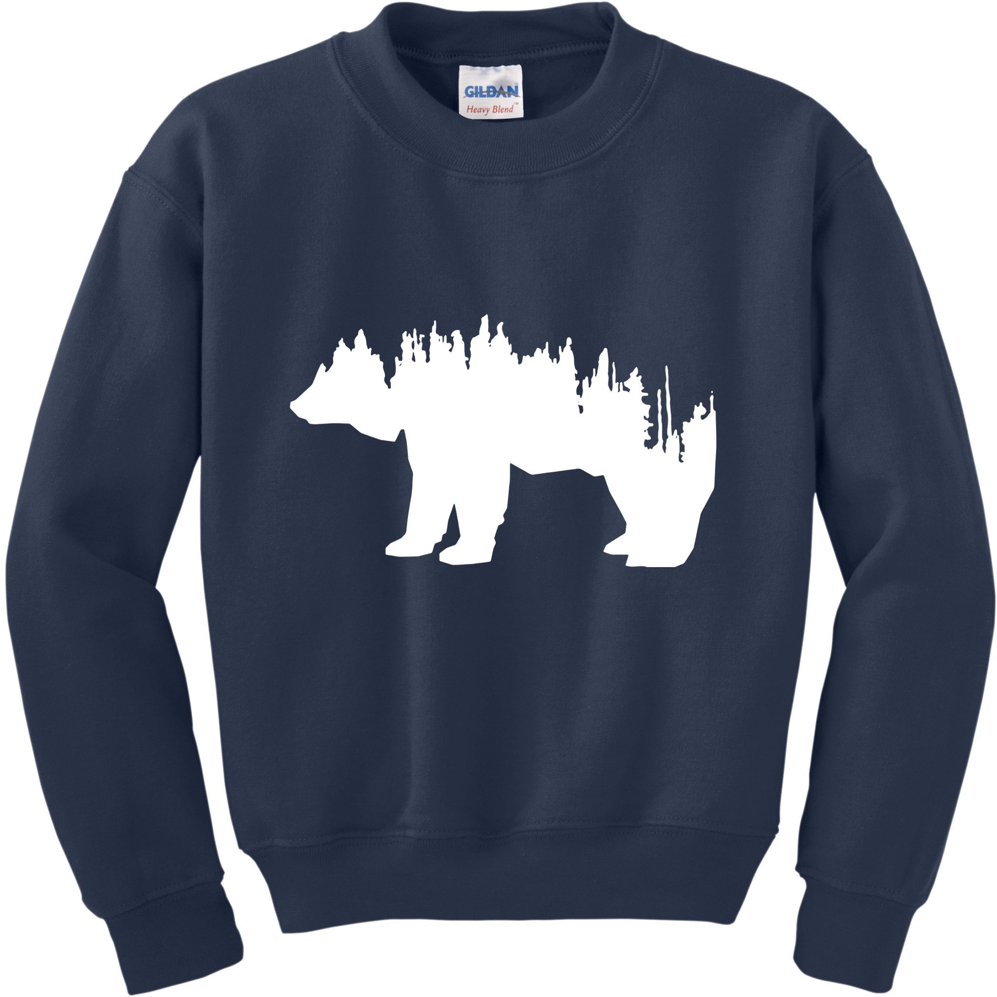 Brown Bear Forest Nature Kids Sweatshirt