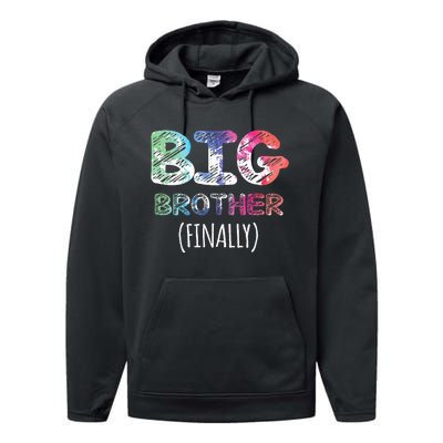 Big Brother Finally Toddlers Big Brother Performance Fleece Hoodie