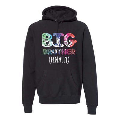 Big Brother Finally Toddlers Big Brother Premium Hoodie