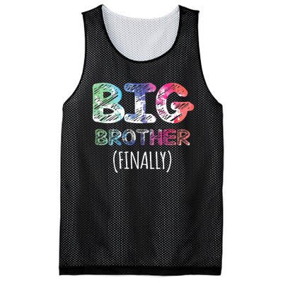 Big Brother Finally Toddlers Big Brother Mesh Reversible Basketball Jersey Tank