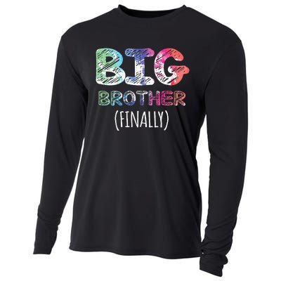 Big Brother Finally Toddlers Big Brother Cooling Performance Long Sleeve Crew