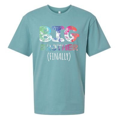 Big Brother Finally Toddlers Big Brother Sueded Cloud Jersey T-Shirt