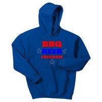 Bbq Beer Freedom Gift Kids Hoodie