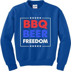 Bbq Beer Freedom Meaningful Gift Bbq Beer Freedom Gift Kids Sweatshirt