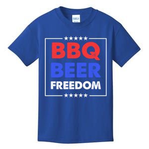 Bbq Beer Freedom Meaningful Gift Bbq Beer Freedom Gift Kids T-Shirt