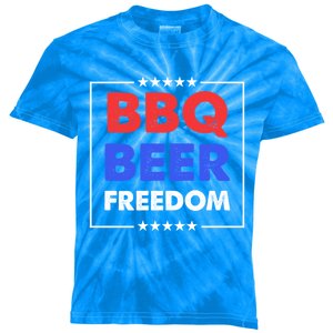 Bbq Beer Freedom Meaningful Gift Bbq Beer Freedom Gift Kids Tie-Dye T-Shirt