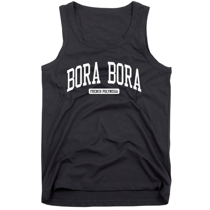 Bora Bora French Polynesia College Tank Top