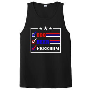 Bbq Beer Freedom Gift PosiCharge Competitor Tank