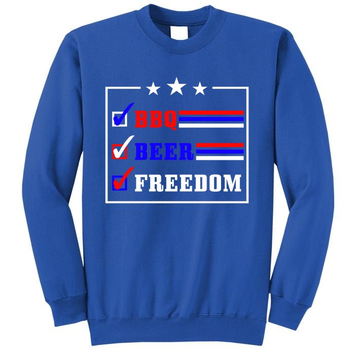 Bbq Beer Freedom Gift Sweatshirt