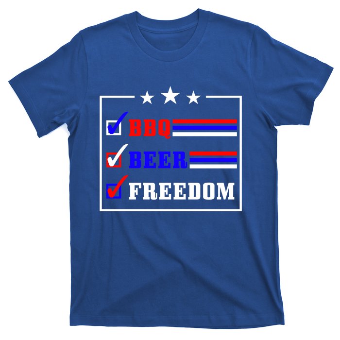 Bbq Beer Freedom Gift T-Shirt