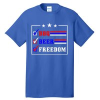 Bbq Beer Freedom Gift Tall T-Shirt