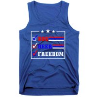 Bbq Beer Freedom Gift Tank Top