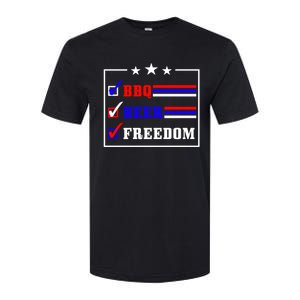 Bbq Beer Freedom Gift Softstyle CVC T-Shirt