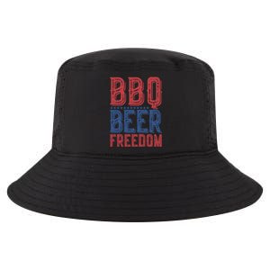 Bbq Beer Freedom Gift Cool Comfort Performance Bucket Hat