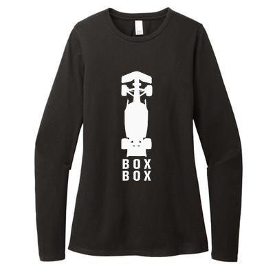 Box Box Formula Womens CVC Long Sleeve Shirt