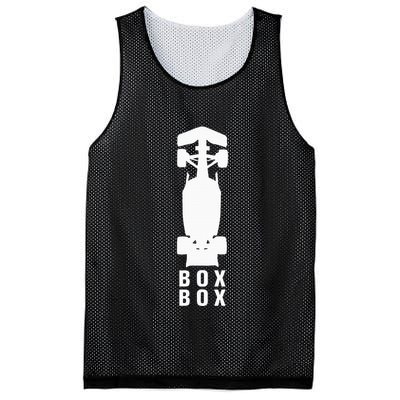 Box Box Formula Mesh Reversible Basketball Jersey Tank