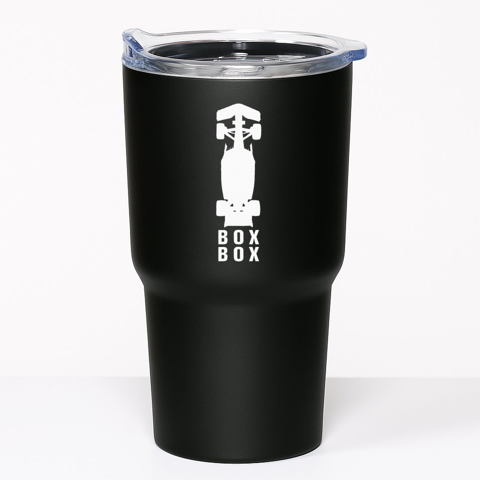 Box Box Formula Tumbler