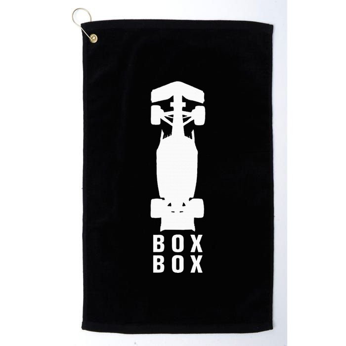 Box Box Formula Golf Towel