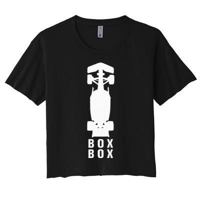 Box Box Formula Women's Crop Top Tee