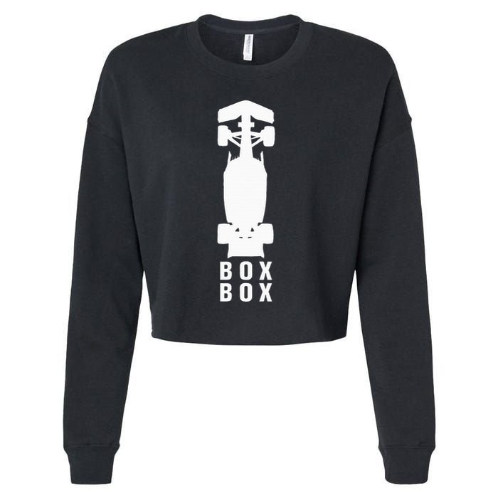 Box Box Formula Cropped Pullover Crew