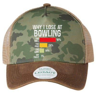 Bowling Bowler Funny Bowling Player Lover Team Pun Legacy Tie Dye Trucker Hat