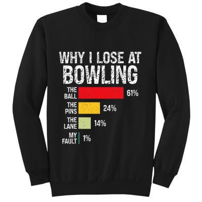 Bowling Bowler Funny Bowling Player Lover Team Pun Sweatshirt