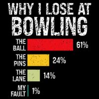 Bowling Bowler Funny Bowling Player Lover Team Pun 16 in Basic Backpack