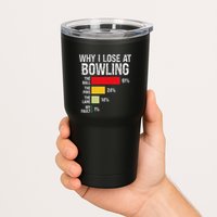 Bowling Bowler Funny Bowling Player Lover Team Pun Tumbler