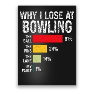 Bowling Bowler Funny Bowling Player Lover Team Pun Poster