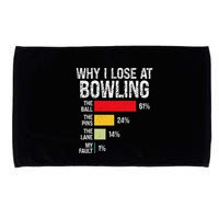 Bowling Bowler Funny Bowling Player Lover Team Pun Microfiber Hand Towel