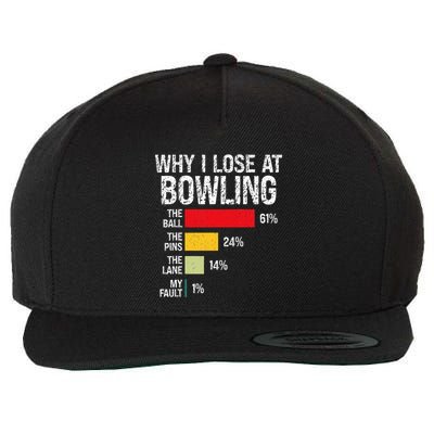 Bowling Bowler Funny Bowling Player Lover Team Pun Wool Snapback Cap