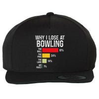 Bowling Bowler Funny Bowling Player Lover Team Pun Wool Snapback Cap