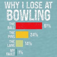 Bowling Bowler Funny Bowling Player Lover Team Pun Sueded Cloud Jersey T-Shirt